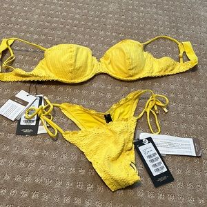 Yellow VIX bikini